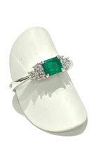 Anello Salvini Donna in Oro bianco Smeraldo 0.59 Ct 80047158 - 80047158